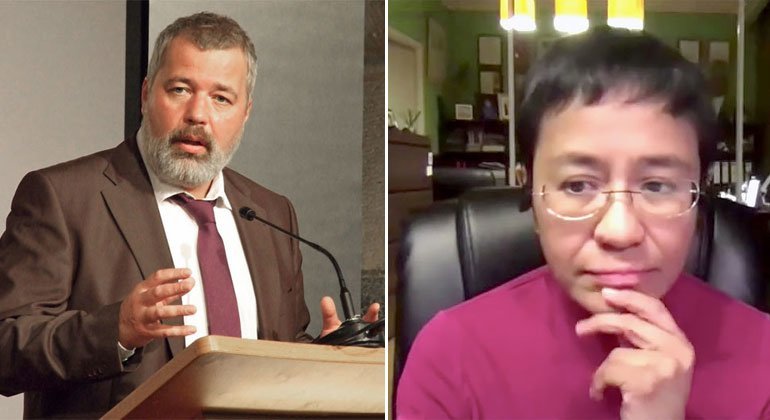 L’ONU félicite les journalistes Maria Ressa et Dmitry Muratov, lauréats du Prix Nobel de la paix